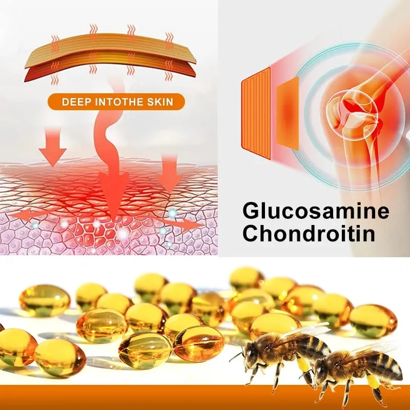 Bee Venom Joint Supplement with Glucosamine Chondroitin & Turmeric Supports Joint Comfort & Bone Health for Adults