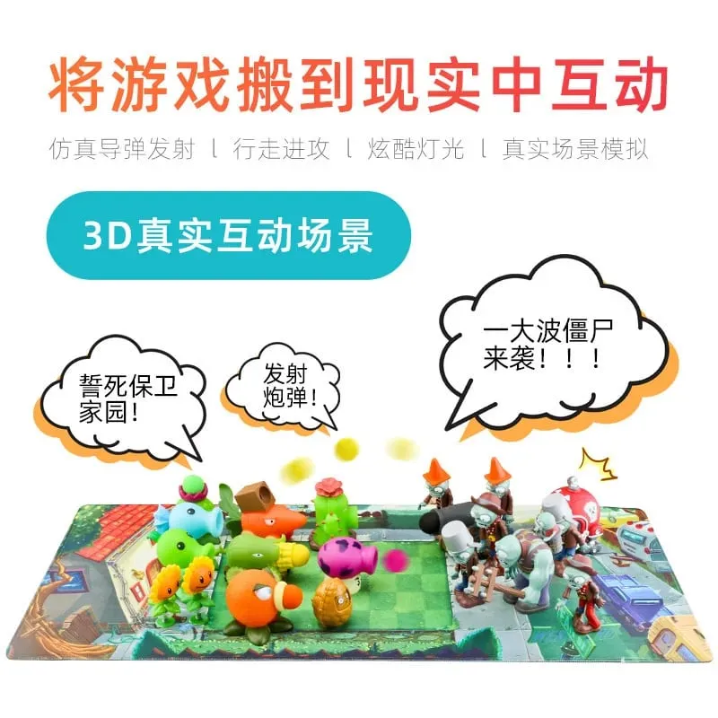 PVZ 2 Character Mini Figurine Complete Collection Peashooter Figure Scene Map Accessory Indoor Decor Holiday Collectible Gift