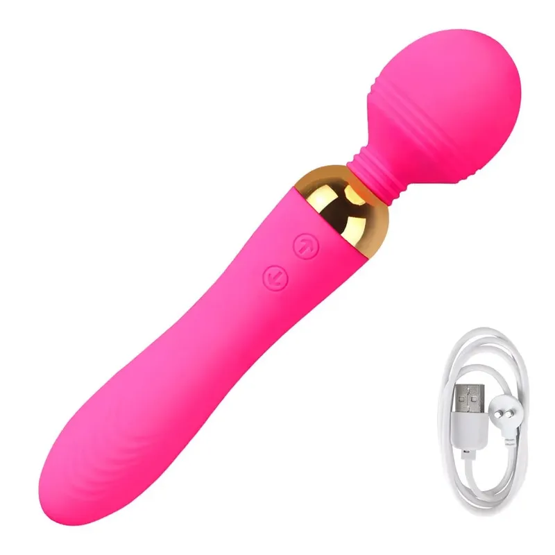 Magic Wand 2 Motor Vibrators For Women Nipple Vaginal Clit Stimulator Anal Plug Big Dildo Female Masturbator Sex Toys Men Erotic