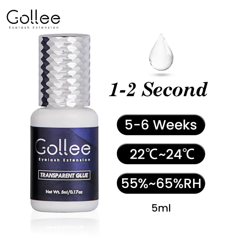 Gollee 0.5-1s Drying Eyelash Extensions Glue Latex-free Lashes Glue Professional Waterproof 6-8 Weeks Eyelash Extension Supplies — image 15