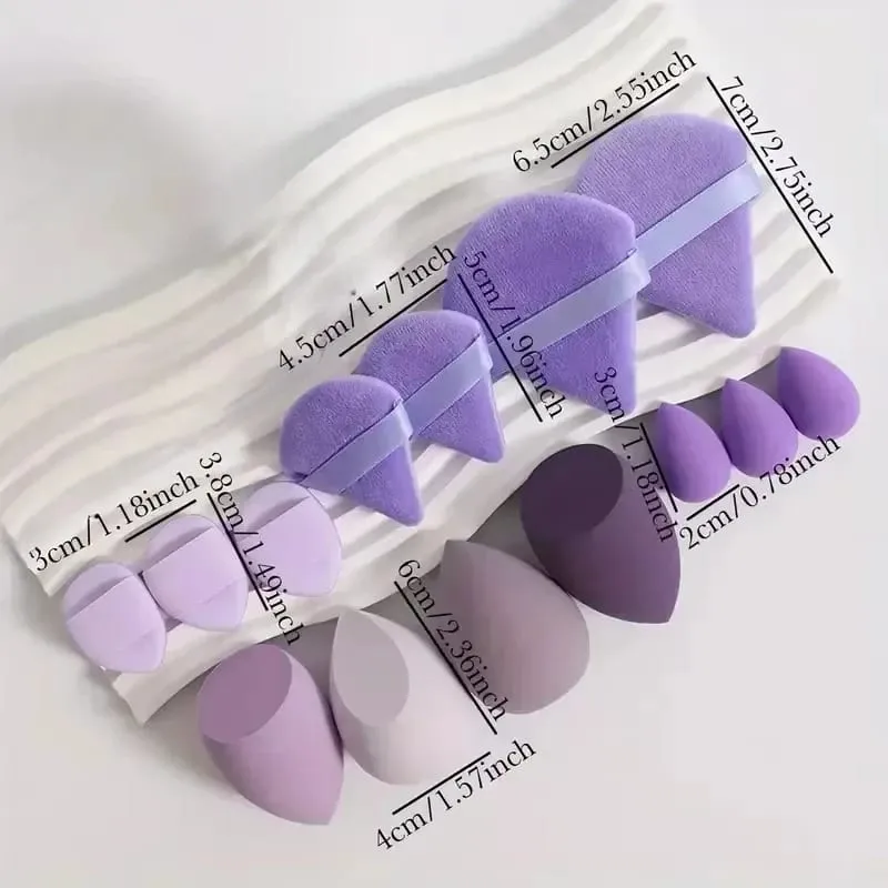 14Pcs Makeup Sponge Cosmetic Blender Beauty Egg Foundation Sponges Puff Powder Puffs Make Up Accessories Women Makeup Tools