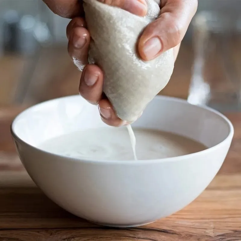 1/3Pcs Reusable Cheesecloth Bags For Straining Coffee Filter Strainers Mesh Pouch Squeezable Natural Straining Nut Milk Fi