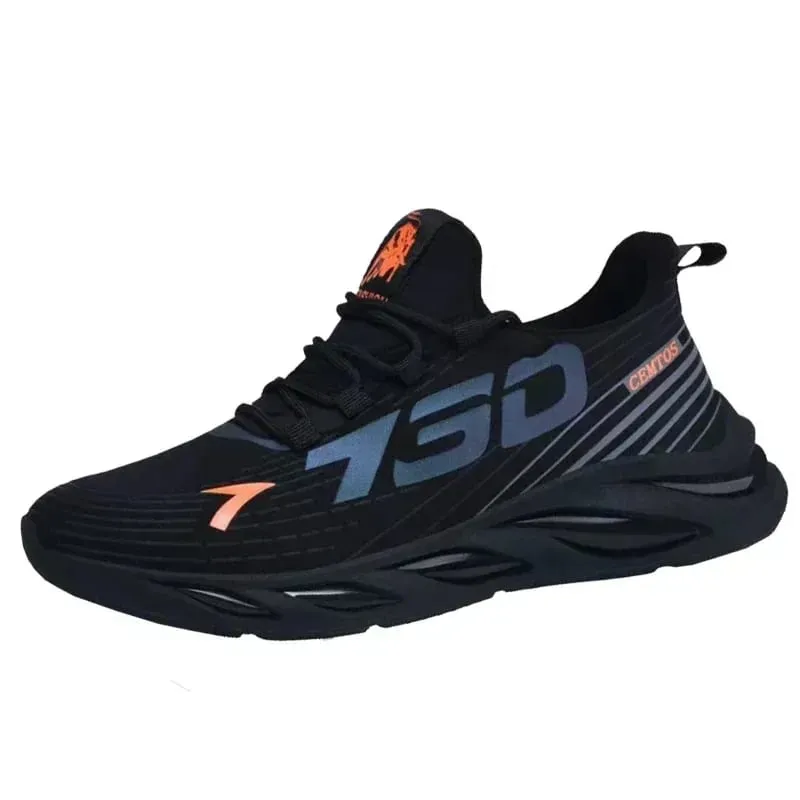 New style Men's casual lightweight mesh sports shoes summer breathable and cool running shoes anti-slip soles men's sports shoes