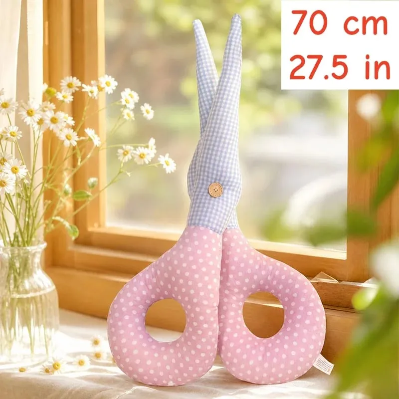 Scissors Plush Pillow Cos Gwen Cute Creative Simulation Cloth Scissors Stuffed Toy Soft Cushion Funny Stress Relief Gift