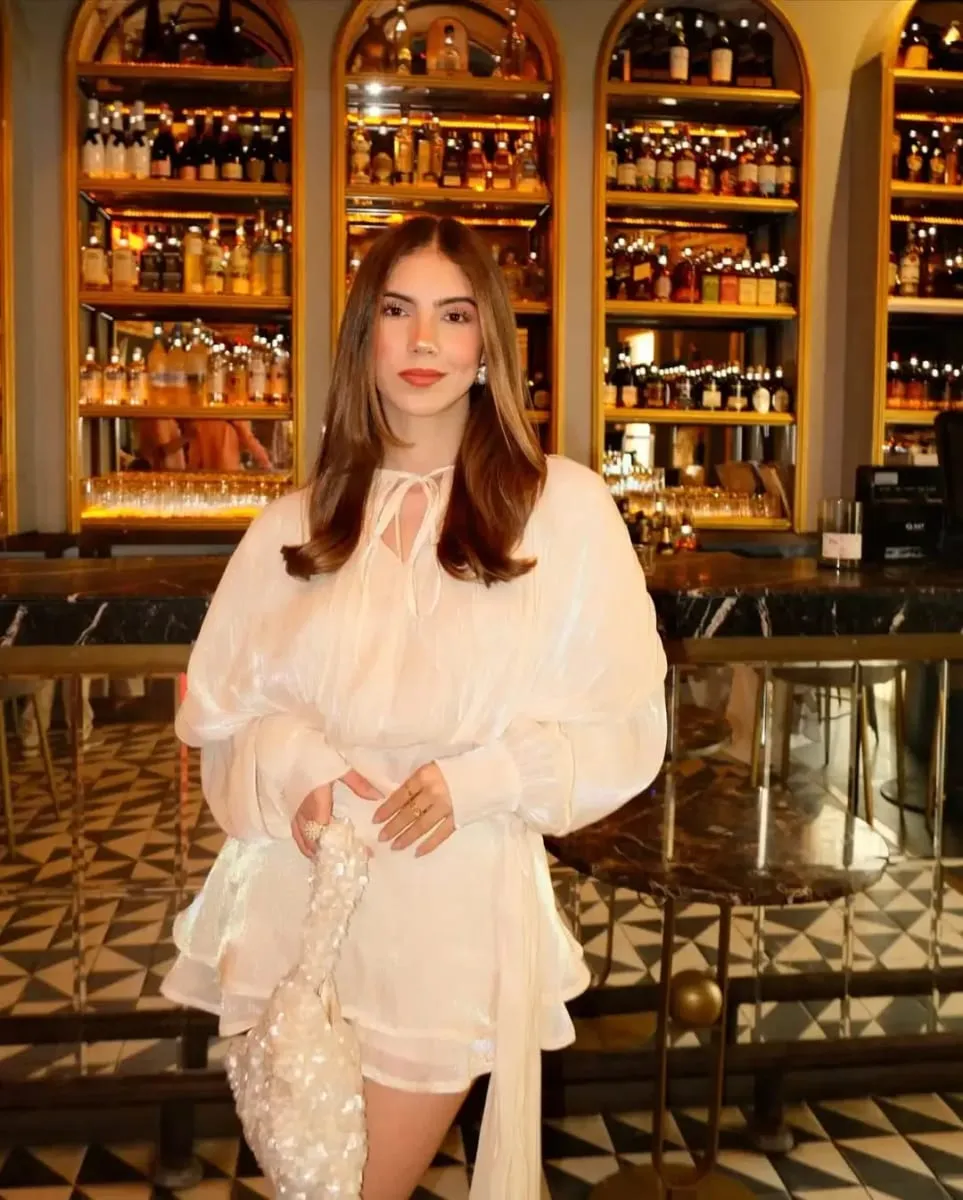 2026 Fashion Lace Up V-neck Lantern Mini Dress Long Sleeve Elegant Fold Sexy Flounce Hem Vestido Summer Evening Vacation Gown