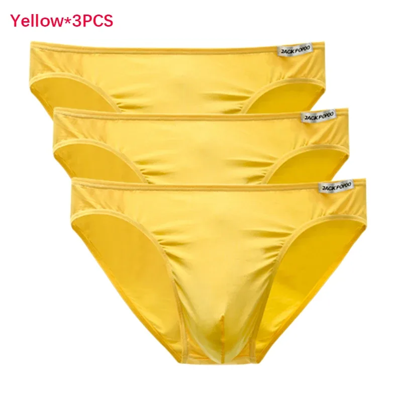 3PCS/Lot Men's Underwear Modal High Quality Soft Briefs Breathable Comfortable Youth Underpants Male Sexy U Bulge Pouch Panties — image 42