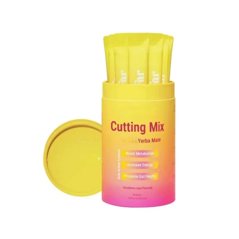 Cutting Drink Mix Yerba Mate & Magnesium Strawberry Flavor – 30 Servings