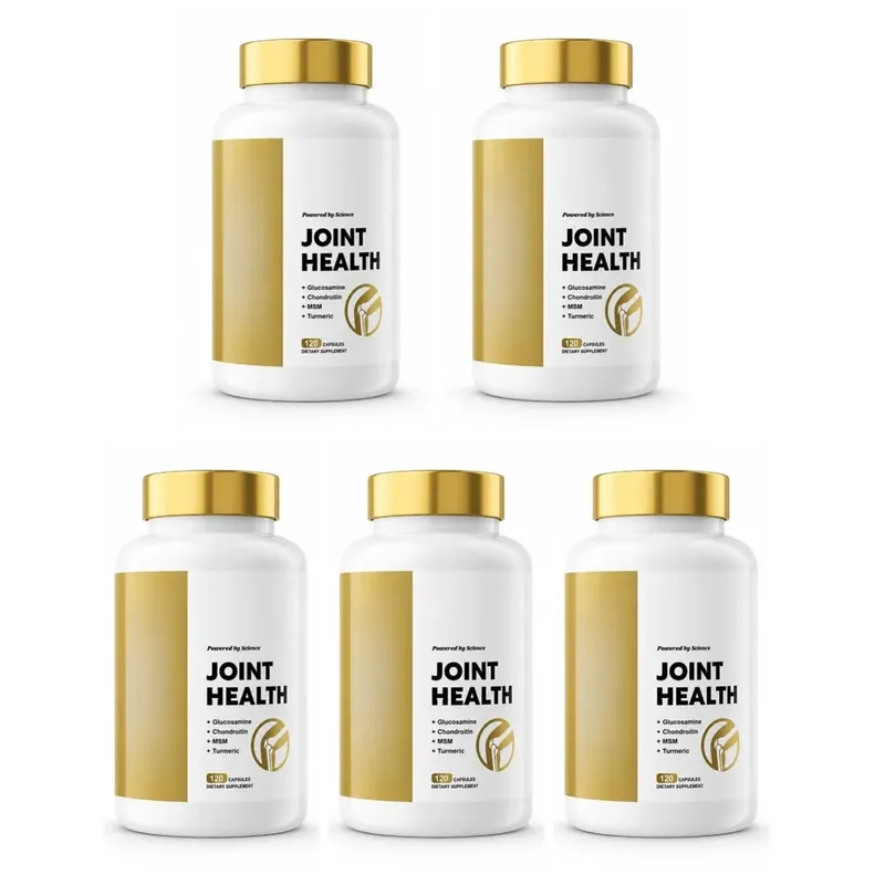 Joint Health Capsules with Glucosamine Sulfate Chondroitin Sulfate MSM Turmeric Boswellia Extract Mobility Support 120 Capsules — image 11
