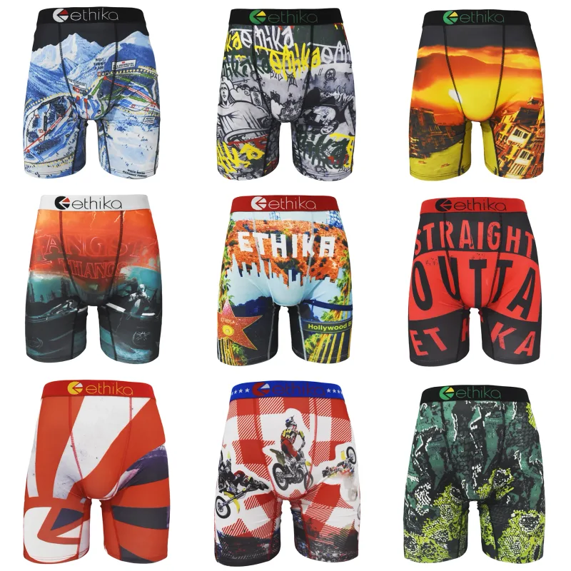 Doux Boxer Homme 1 Pièce Confortable Quotidien Sous-vêtements Respirable Coupe extensible Polyester S-XXXL Léger