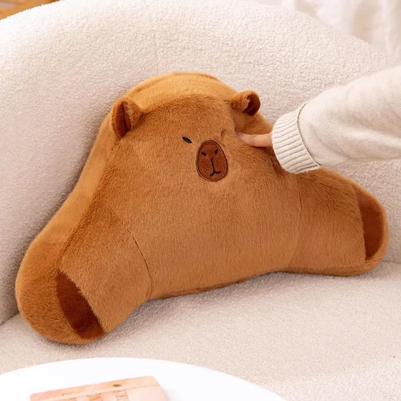 50cm Cute Capybara Cushion Comfortable Car Lumbar Support Pillow Lumbar Backrest Cushion Suitable For Home And Office Use — image 7
