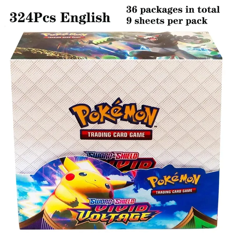 324Pcs Pokemon TCG: Sword & Shield Tempest Bonds Booster Box Trading Card Game Pokemon Card Kids Toys Board Game — image 13