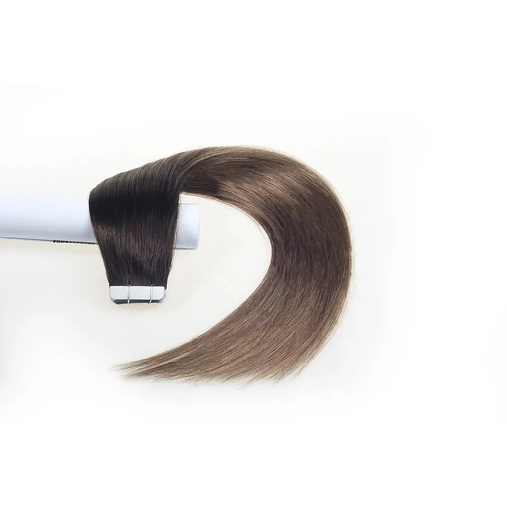 Aromas Hair Tape In Hair Extensions Human Hair 4x1cm Skin Weft Remy Tape Ins 20pcs 40pcs 14-22 inch For Thin Hair