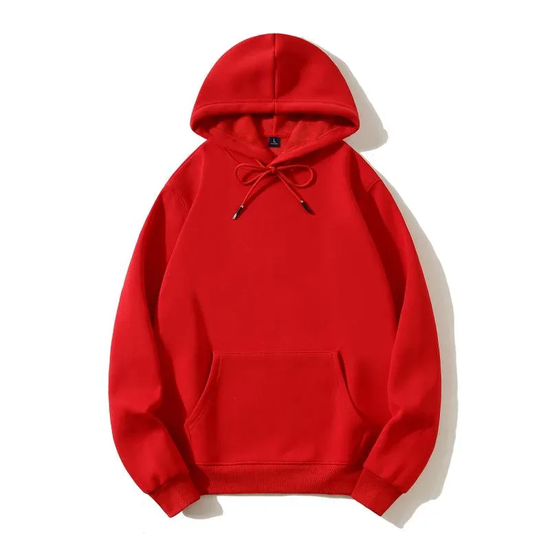 Hoodie Cetak Mode Kualitas Tinggi Logo Kustom Grup Pribadi Merek Bordir Pria dan Wanita Tebal 100% Katun Pulover Bulu — image 16