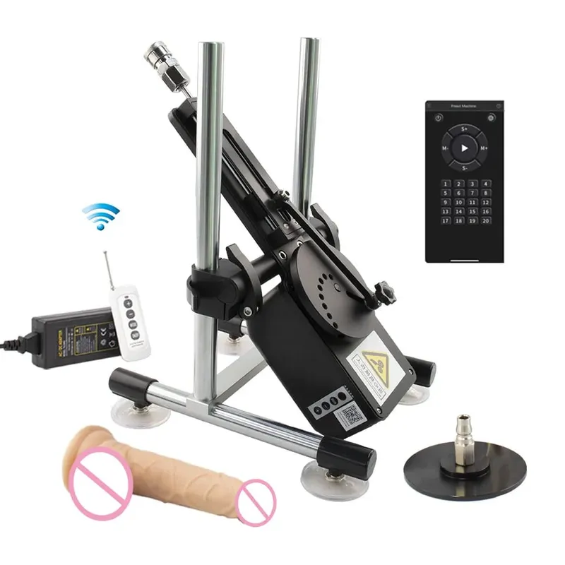 NEW Automatic Sex Machine for Couples with Dildo Attachments Vibrator Adult Toy for Men Women Female Masturbation Vagina 70W