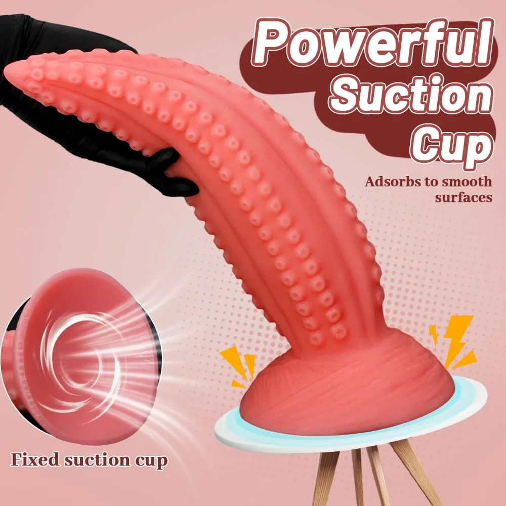 5 Sizes Big Anal Dildos Soft Silicone Long Butt Plug Monster Dildo Huge Pink Tentacle Dildo Masturbate Sex Toys for Women Men