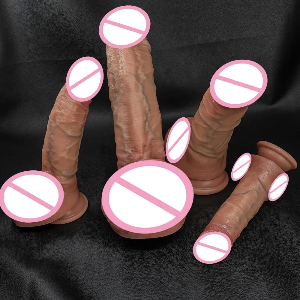 Wearable Strap on Realistic Dildos for Women G Spot Vagina Stimulation Big Penis Butt Plug Anal Masturbators Products Sex Toys