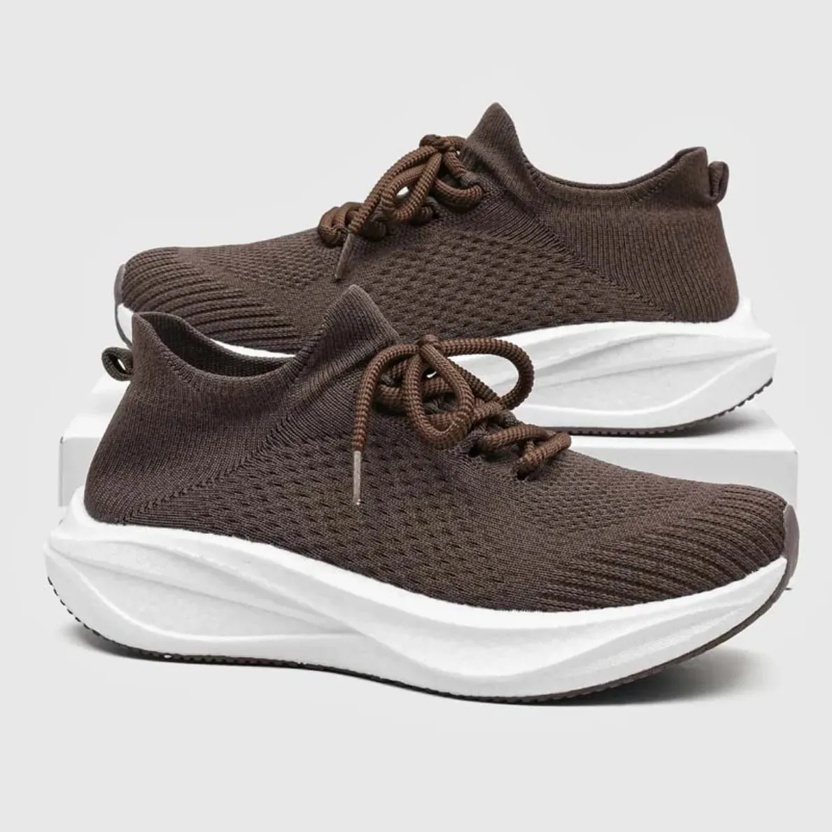 Men Women Summer Mesh Walking Shoes Breathable Lightweight Sock Sneakers Casual Sports Shoes Large Size Couple Style — image 2