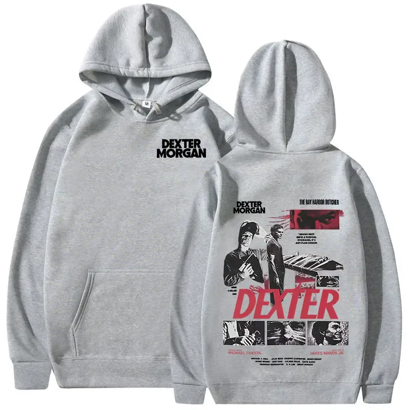 TV Play Dexter Morgan Graphic Hoodies Men's Women Clothing Casual Vintage Hooded Sweatshirts Fashion Gothic Oversized Pullovers