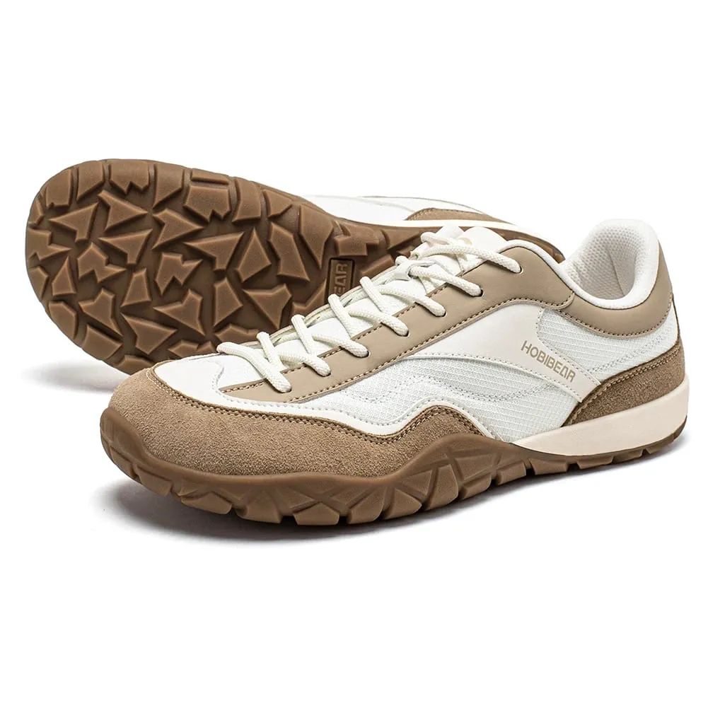 Wide Width Hiking Shoes Unisex Trekking Trail Running Sneakers Retro Non Slip Lace-Up Walking Shoes