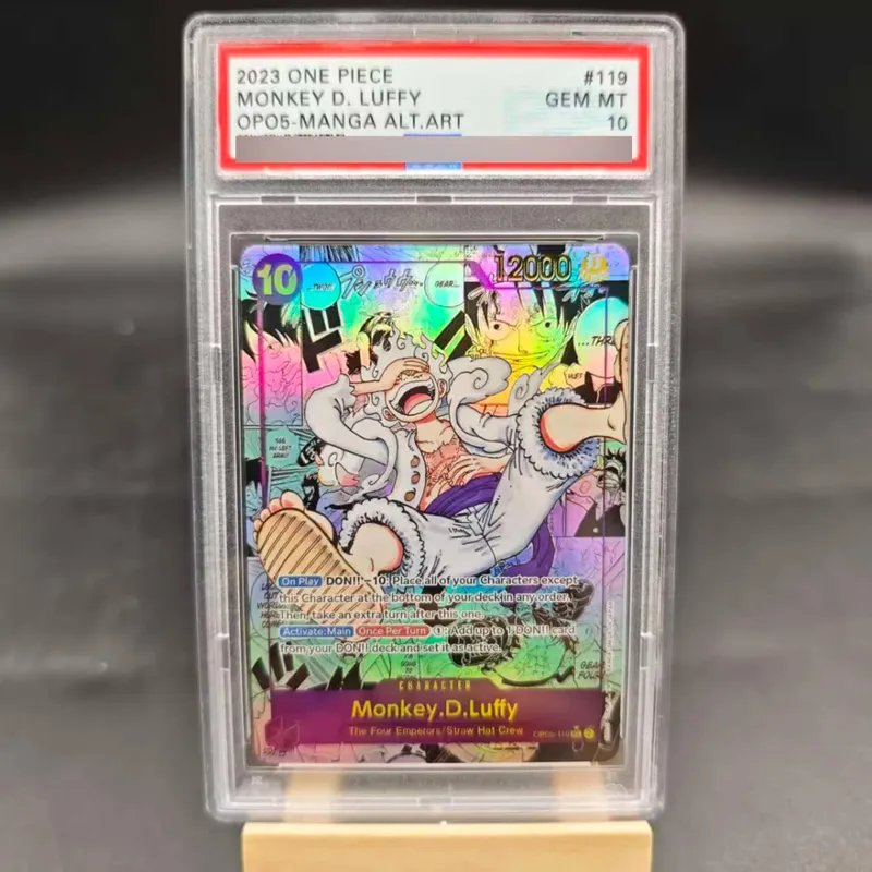 Diy Self Made One Piece OP13 Luffy Sabo Ace English Rating Card OPCG Zoro Roger Hancock Copy Version Anime Collection Cards