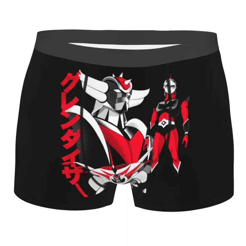 Custom Novelty Goldorak Ufo Robot Grendizer Boxers Shorts Panties Male Underpants Breathbale Briefs Underwear — image 30