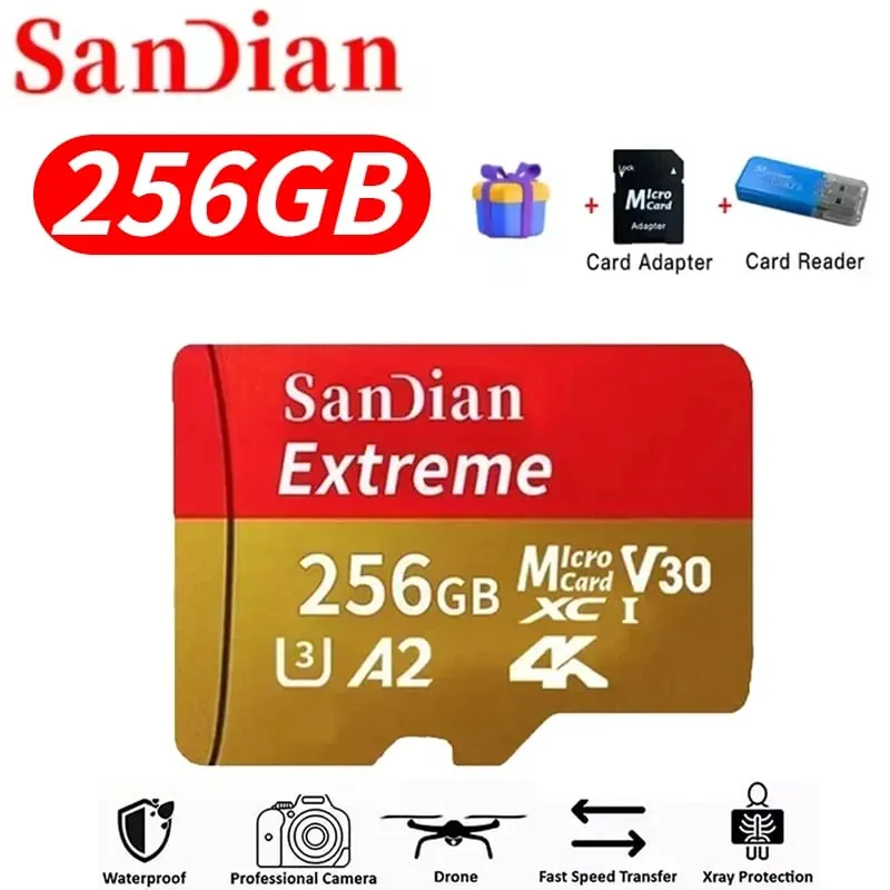 High-Speed Storge SD Card 128GB Original Micro TF Card 512GB Class 10 High Speed Transfer for Camera/PC/Phone — image 7
