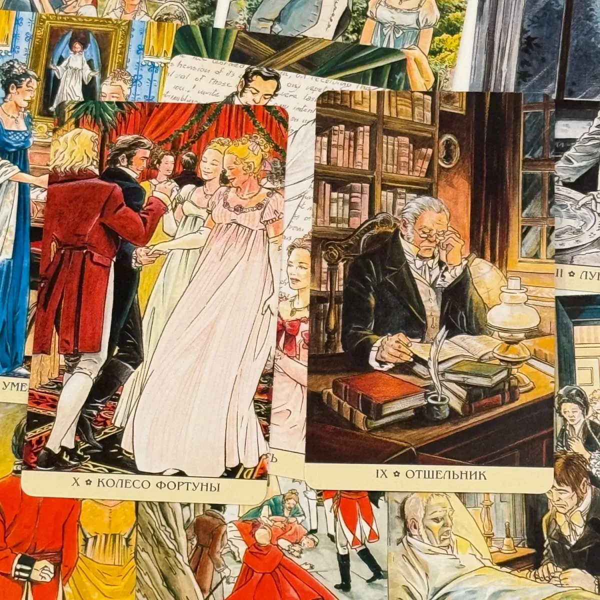 Russian Version Jane Austen Tarot Cards Tаро джейн остин Русская версия Deck Board Table Games