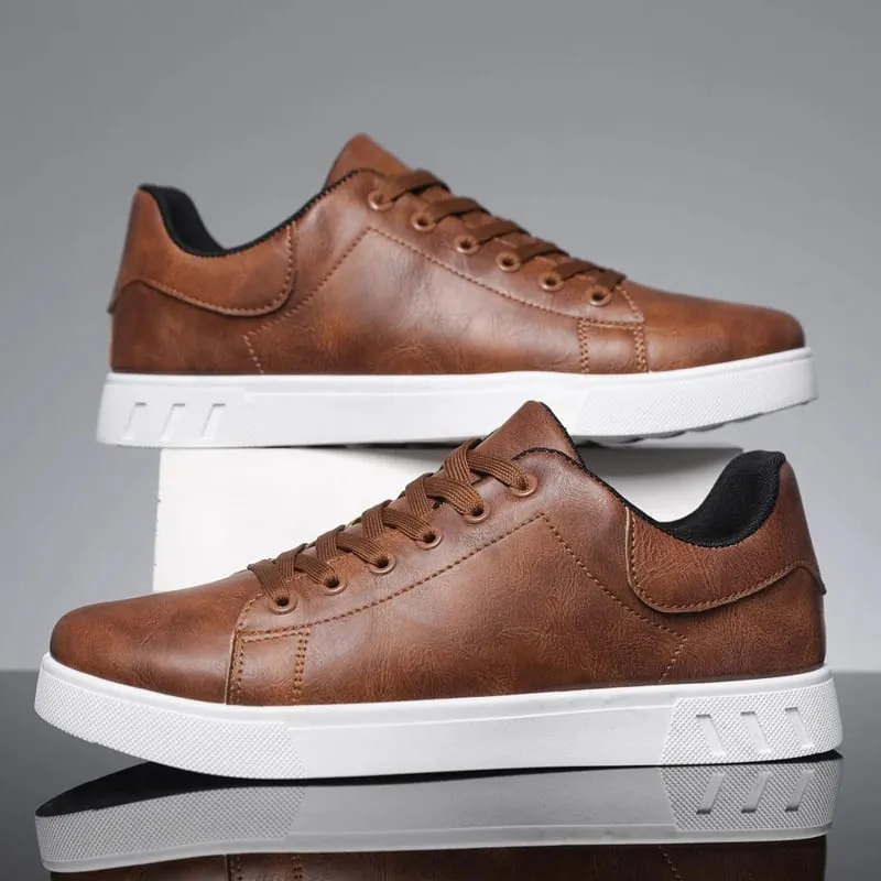 1 Pair of Minimalist Skate Shoes Two Colors Available Versatile and Comfortable Plus Size Lace-Up Soft Sole Lightweight All