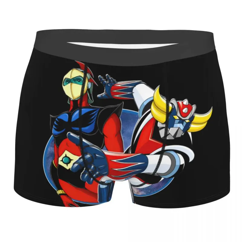 Custom Novelty Goldorak Ufo Robot Grendizer Boxers Shorts Panties Male Underpants Breathbale Briefs Underwear — image 34