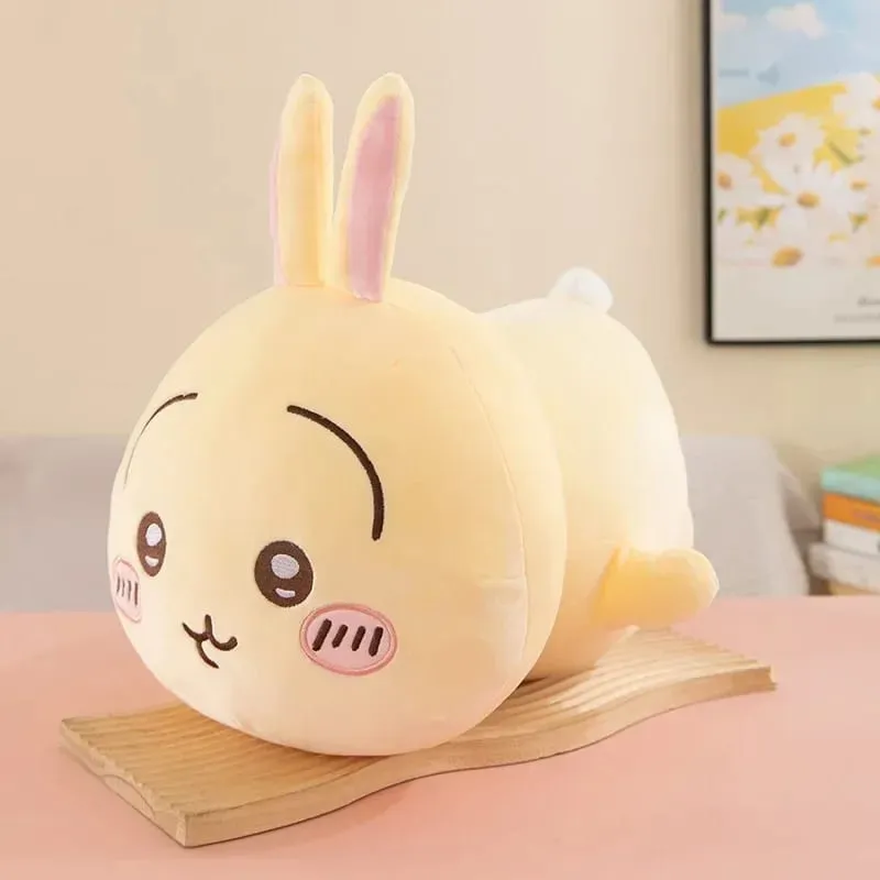 30/40CM Chiikawa Series Long Doll Cartoon Hachiware Soft Pillow Big Size Plush Doll Ornament Children's Girl Toy Birthday Gift