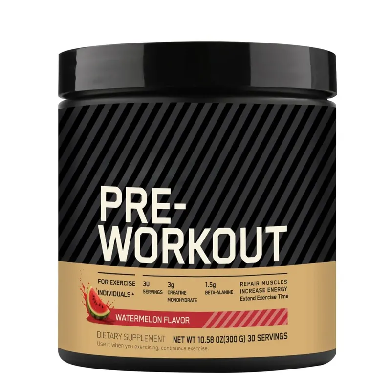 Předtréninkový prášek s kreatinem Beta Alanin L Citrulin Tyrosin Kofein Energie Endurance Focus Support 300 g 30 porcí