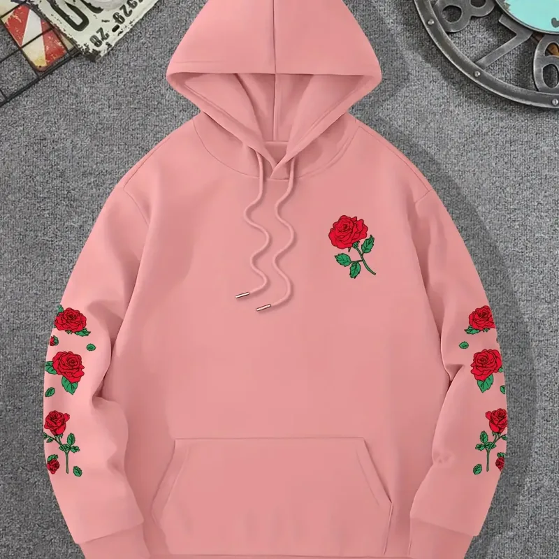 2025 New Winter Casual Men's Loose Fleece Warmth Hooded Sweatshirt Fashionable Trendy Casual Multi-purpose Walkaround 2D Hooded