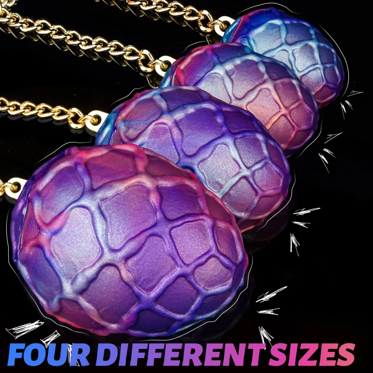 Large Egg Anal Plug Dildo With Chain Traction Butt Plug Couple BDSM Masturbation 18+ Women Oviposition Trainer Lay-Eggs Sex Toys