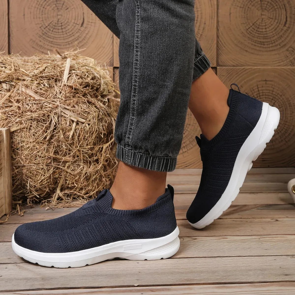 Men Solid EVA Walking Casual Shoes - Soft Light Sole - Perfect Daily Outdoor Footwear Free Shipping Shoe