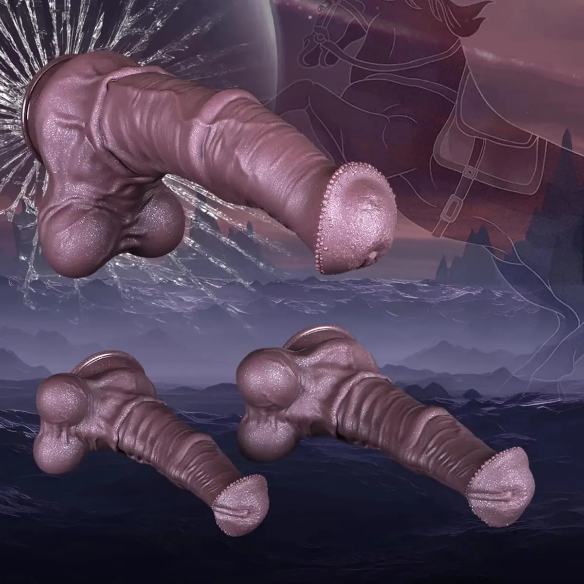 Extra Large Horse Dildo 3.2'' Diameter Monster Big Dildos With Suction Cup For Anal Animal Fantasy Sex Toys For Women Men Gay 18