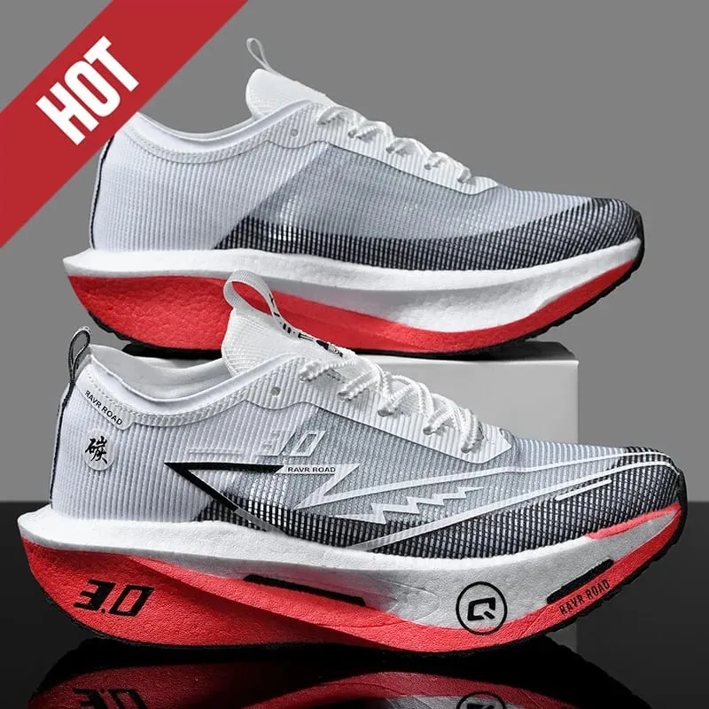 Running Shoes Men Marathon Carbon Board Speciality Sports Breathable Lightweight Women's Comfortable Athletic Stability Sneakers
