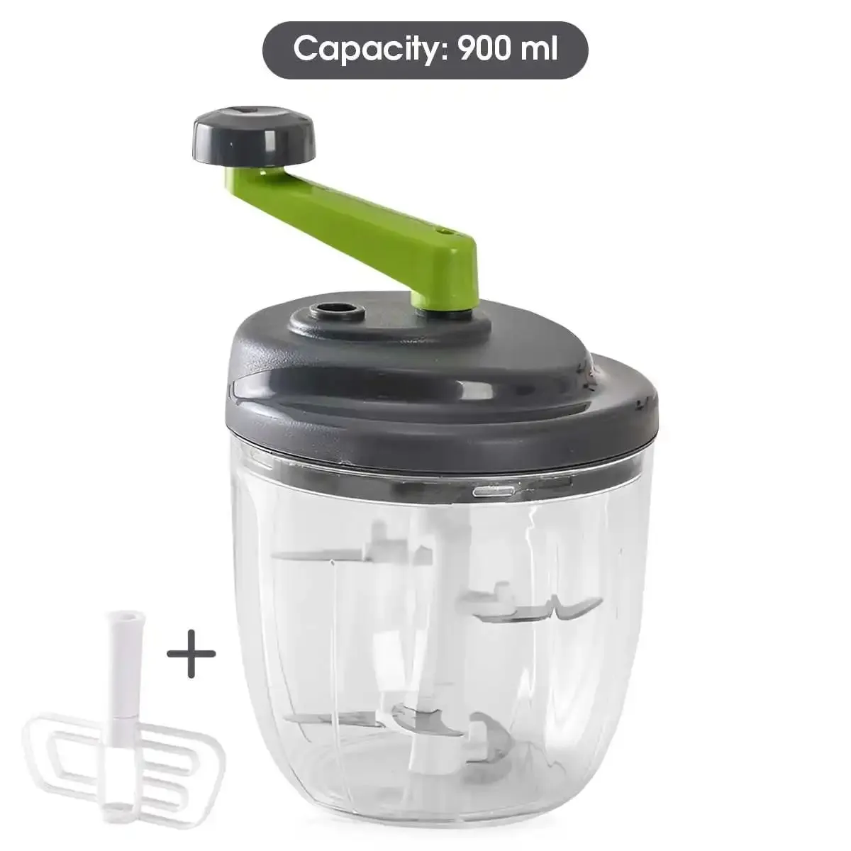 1 Keping 520ml/900ml Engkol Tangan Manual Penumbuk Bawang Putih Penumbuk Bawang Putih Pengisar Daging Makanan Chopper Sayur Alat Dapur
