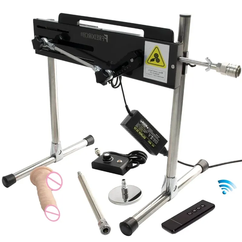 Dildo-Automatic Woman Sex Machine with Dildo Accessories Quick Air Masturbation Machine 120 Watt Power Telescopic Sex Toys — image 8