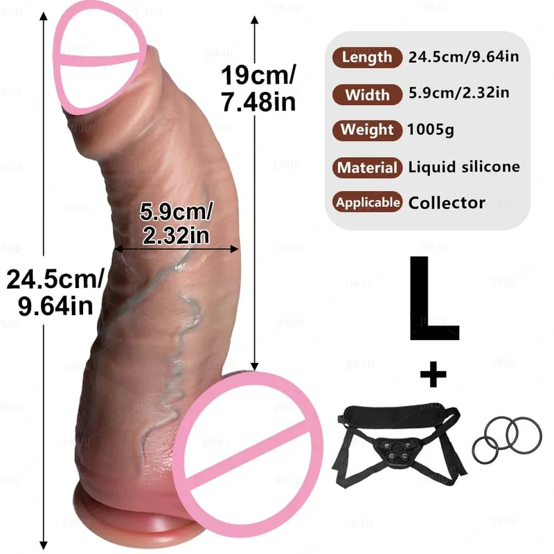 Realistic 3Sizes Phimosis Dildo Realistic Penis Soft Silicone Male Genitals Vaginal Masturbation Suction Cup Dick Woman Anal Sex