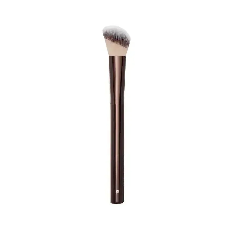 เบอร์ 15 แปรงปัดแก้มนาฬิกาทราย Angled Contour Blush Stippling Brush แก้มครีม Liquid Blushes แปรงแต่งหน้า แปรงปัดแก้มครีม