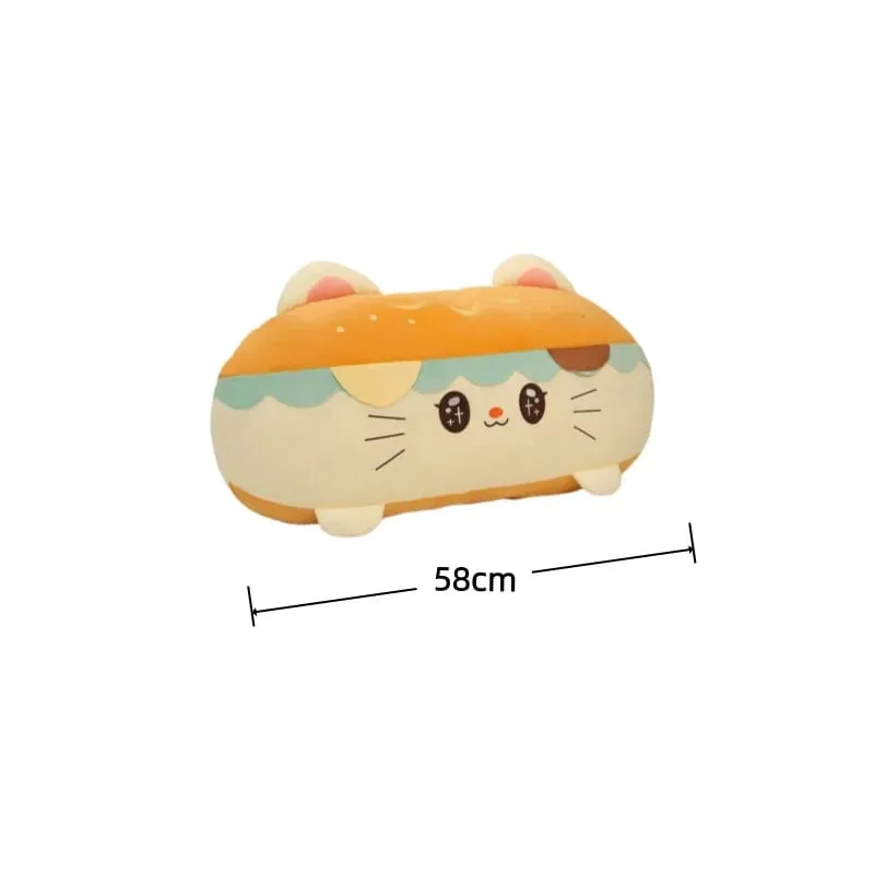 Hamburger Plush Cushion 58/88cm Stuffed Pillow Kawaii Sofa Bed Seat Decor Cushion Adorably Home Decor Toys Birthday Gifts