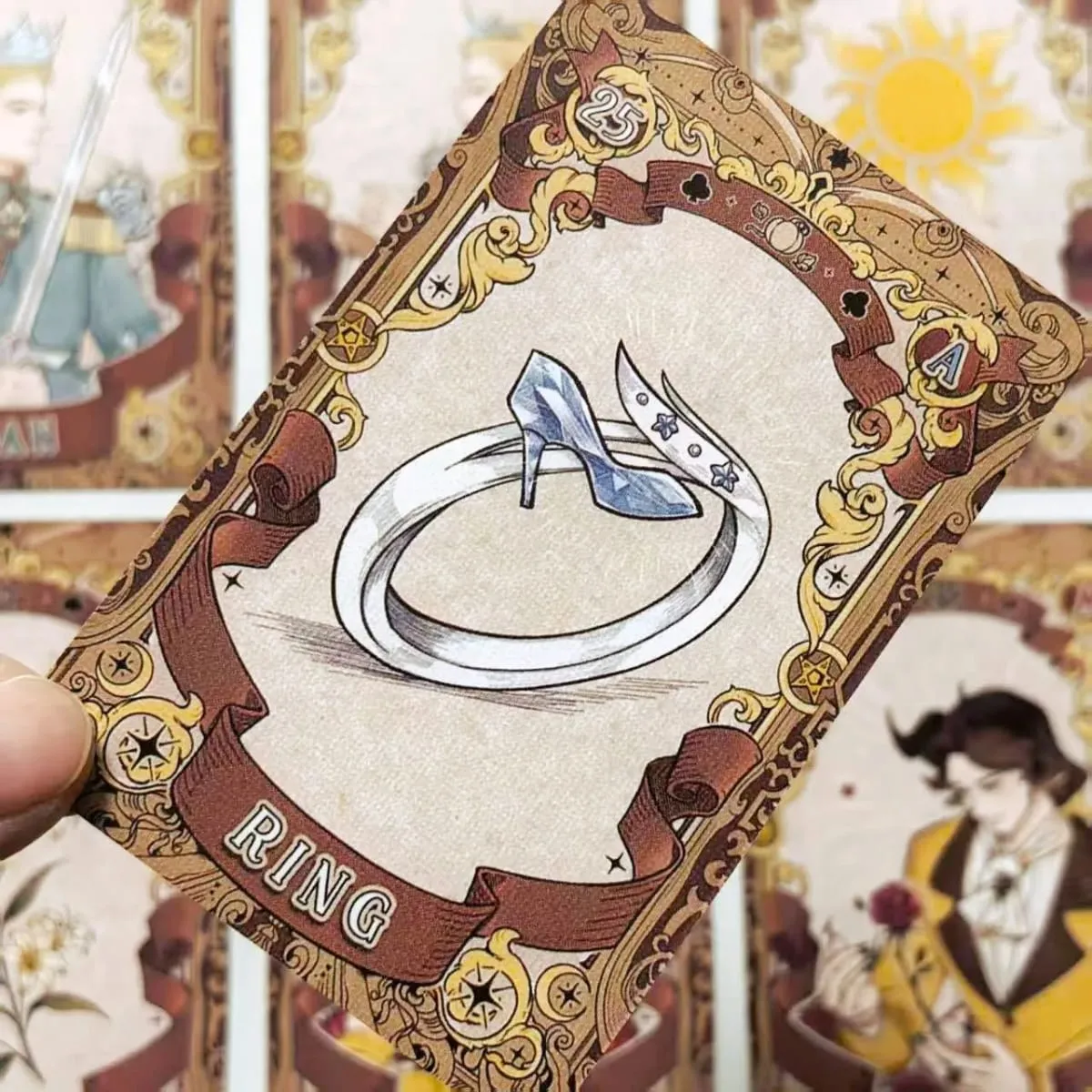 Pohádkový sen Lenormand Tarot - 44 karet Stolní hra Ilustrace Téma pro věštění a vyprávění
