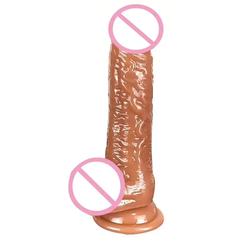 Realistiske bløde dildoer med stærk sugekop Onani Stort G-punkt Dildosexlegetøj Velegnet til kvinder og par Vagina Anal Stimulator Voksne Sexlegetøj til kvinder Erotisk dildo Penis Analstik Kvinde Mænd Penis Voksen Spil Begynder Anal Dil