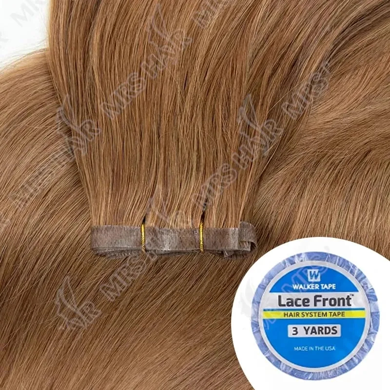 Invisible Long Flat PU Weft Bundles Human Hair Injected Seamless PU Skin Weft Hair Extension No Glue Tape On Hair Bundle 12"-22"