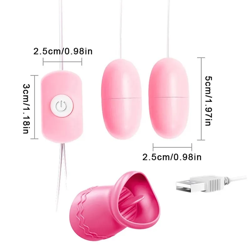 Sucking Licking Vibrator Tongue Licking Clitoris Nipples Sucker Massager for Women Vacuum Stimulator Sex Toys Adult Products 18+ — image 6