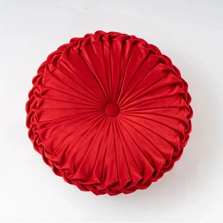 Plush Pumpkin Cushion Handmade Lumbar Support Pillow for Sofa Bed Office Nordic Decor — image 16