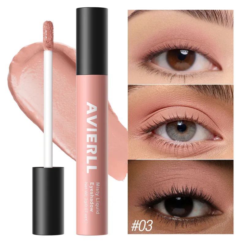 10 Colors Matte Nude Eye Bronzer Liquid Eyeshadow Waterproof Long Lasting Eye Shdaow Natural Cheek Contour Woman Makeup Cosmetic