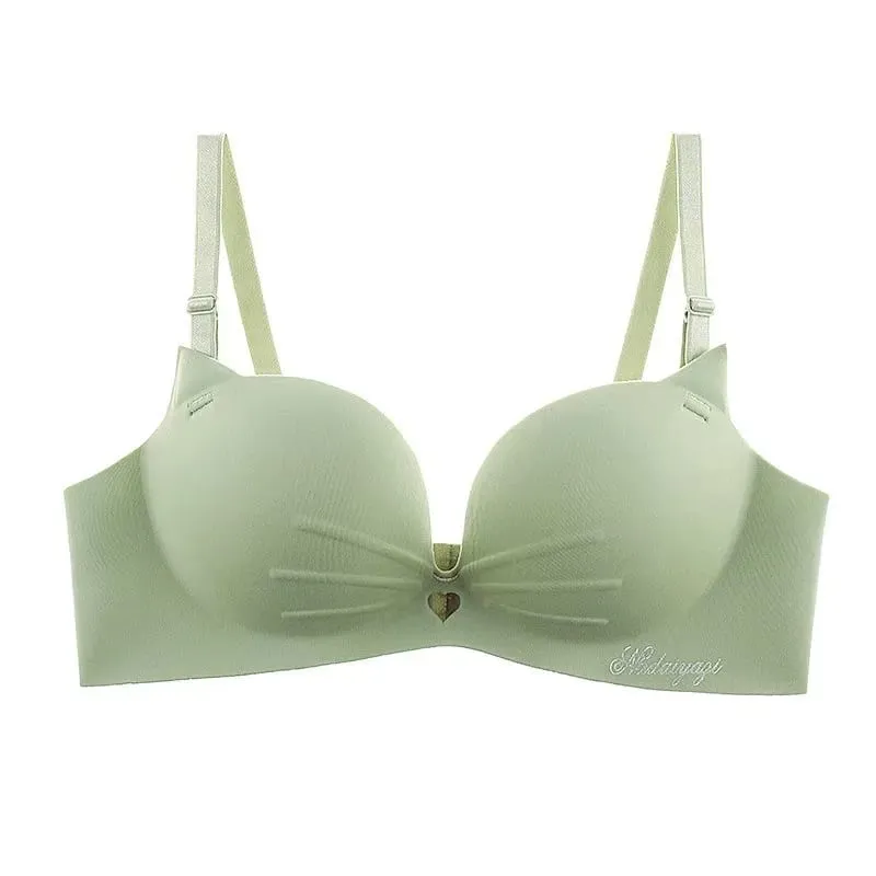 Sexy Hollow Out Bras for Women Lingerie Seamless Wireless Push Up Bra Bralette Comfortable Brassiere Female Underwear Intimates