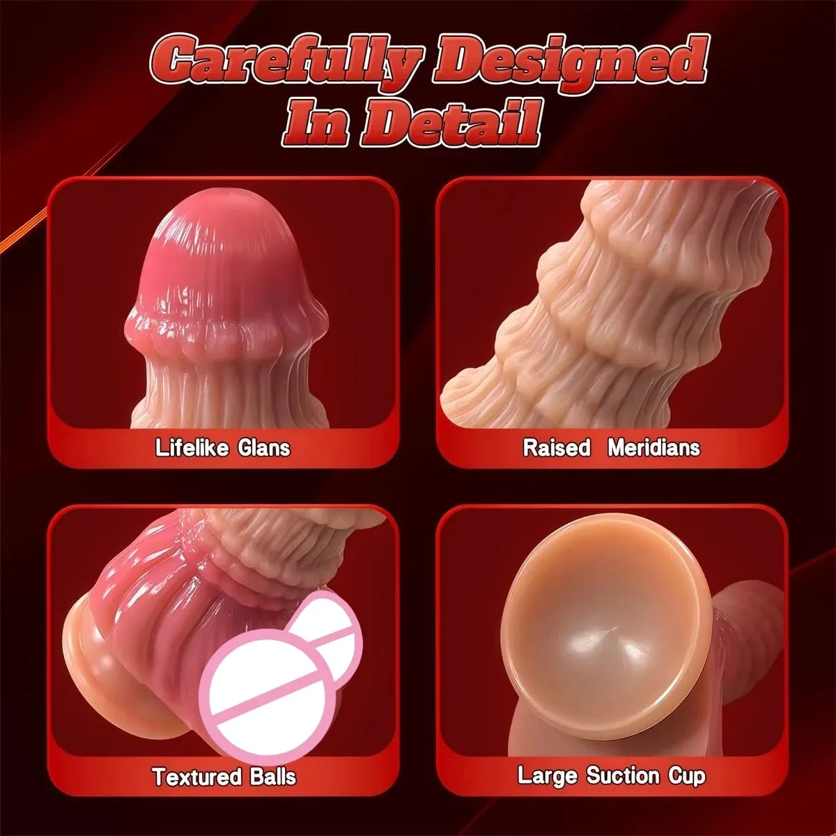 Knot Dildo Silicone Penis G-spot Stimulation Monster Dildo Anal Plug for Women Dragon Dildos Prostate Massager Female Sex Toys