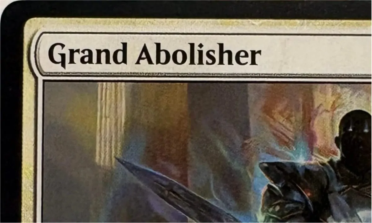 LK7 Commander's Plate Drannith Magistrate Esper Sentinel Smothering Tithe High-Quality TCG Proxy Cards (Black-Core)